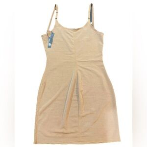 Nwt Skims, Sculpting Slip Dress in Sienna, Stretch Shapewear, Women's Size Large